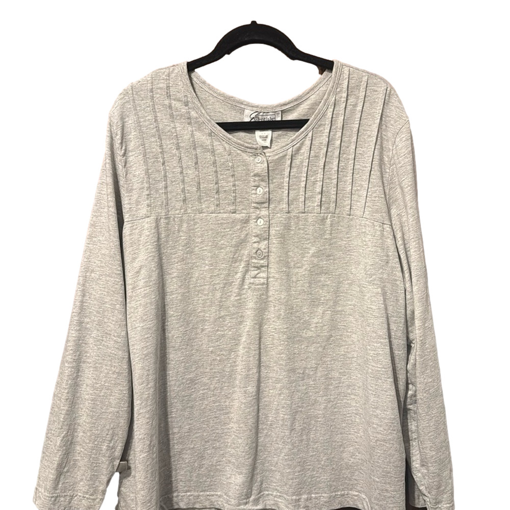 Easy Essentials Long Sleeve Cotton Top